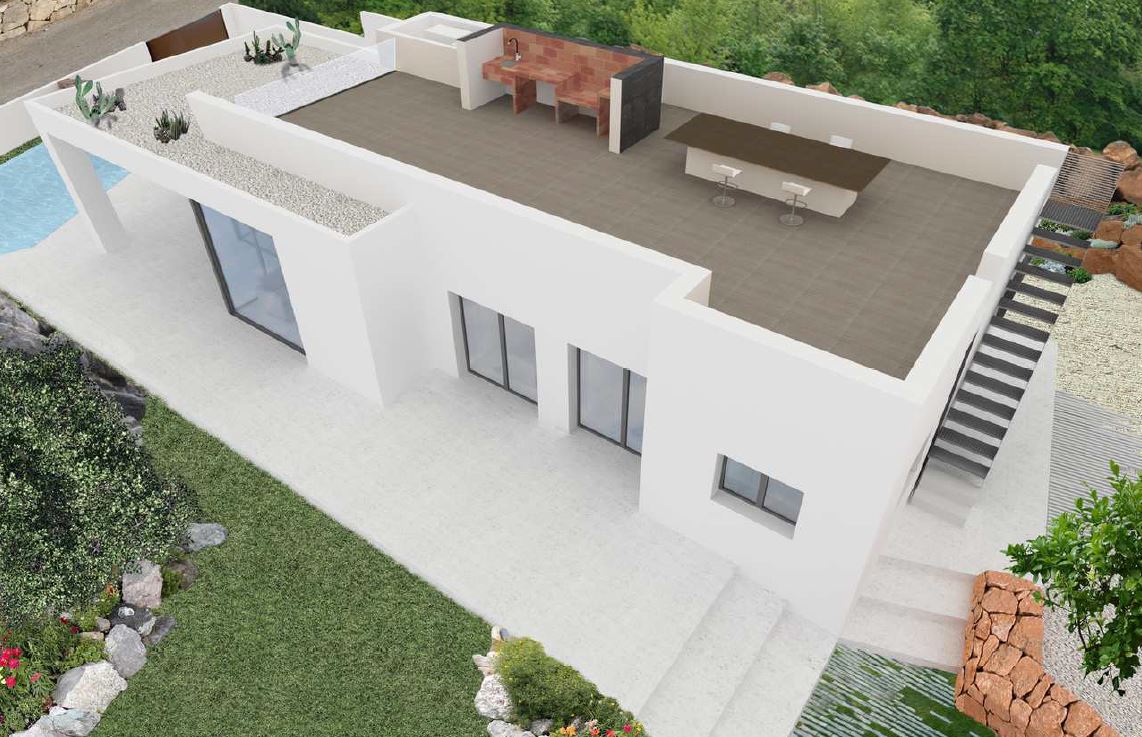 Nieuwe villa in Denia